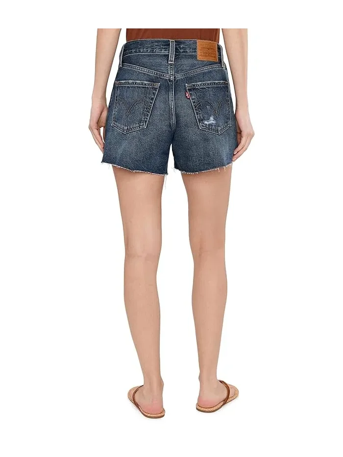 Шорты джинсовые высокие Ribcage Short Zip Levi's Premium, Like It Love It — 4