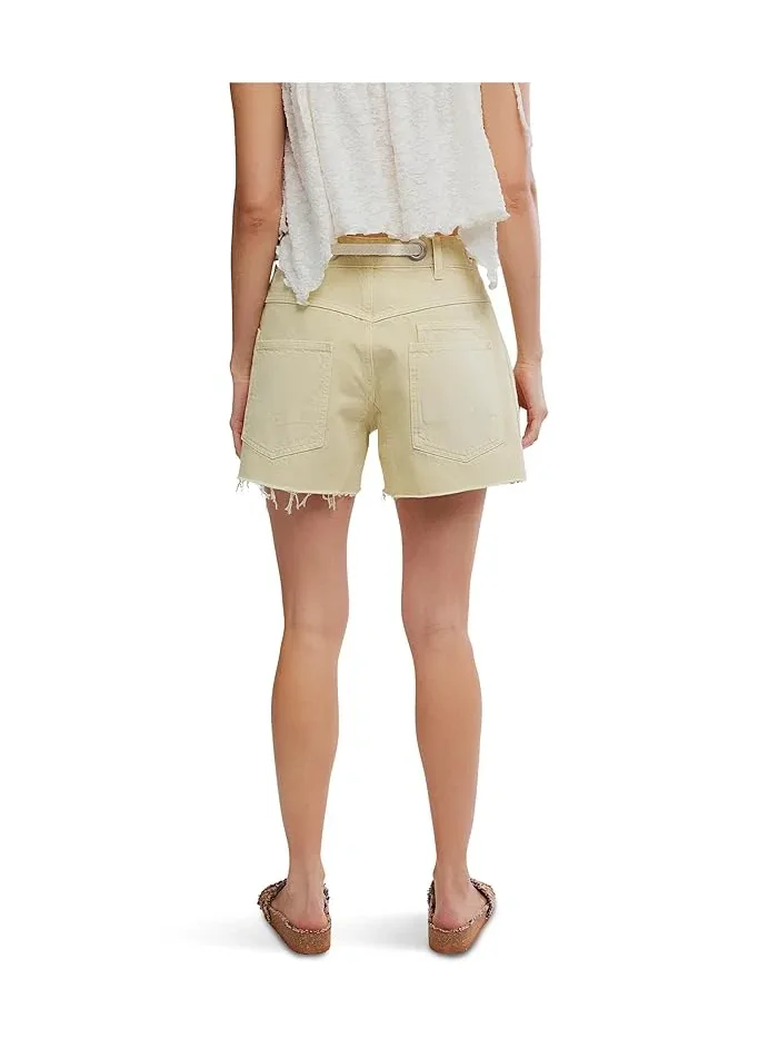 Шорты Moxie Barrel Free People, Whipped Butter — 4