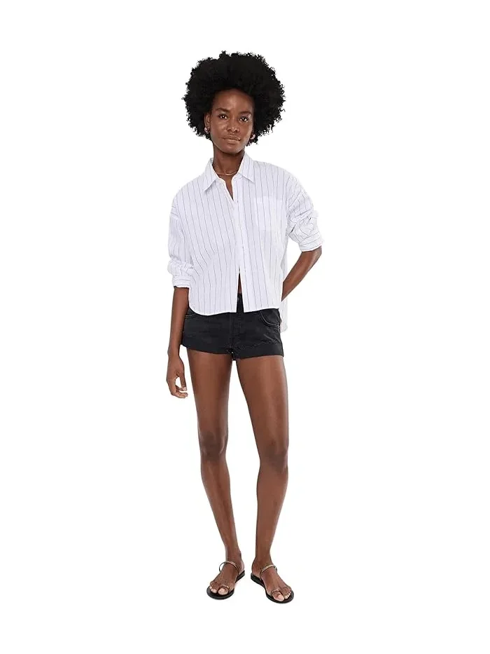 Шорты джинсовые Cali Cuffed Shorties Free People — 2