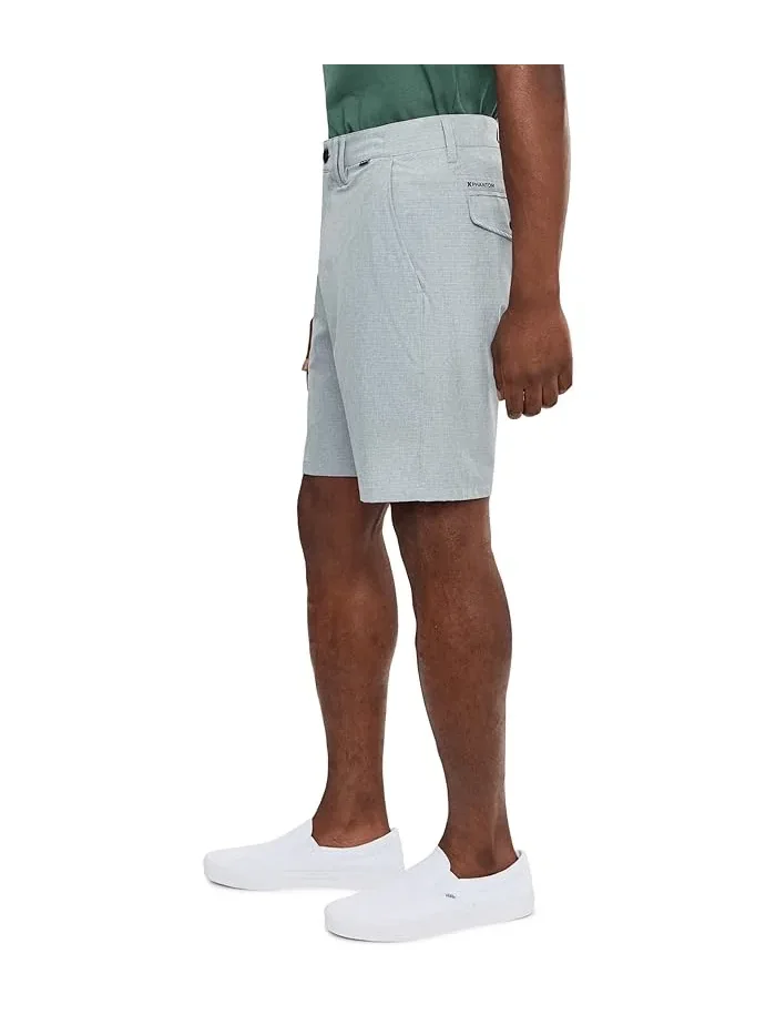 Шорты с 4-сторонней растяжкой Hurley Phantom Equator Walkshorts — изображение 3 из 5, серебристый