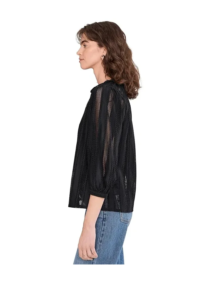 Блуза с рюшами Raglan Peasant Vince Camuto — 3