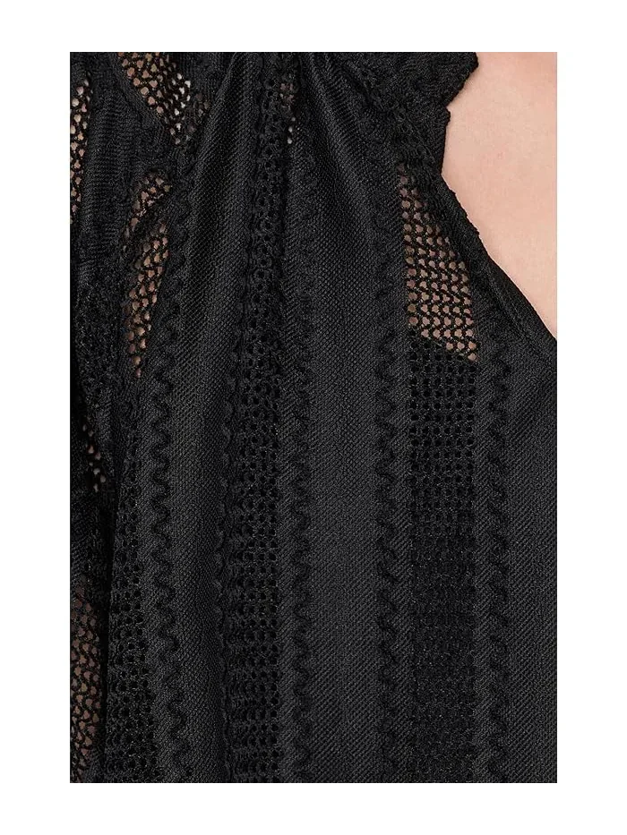 Блуза с рюшами Raglan Peasant Vince Camuto — 5