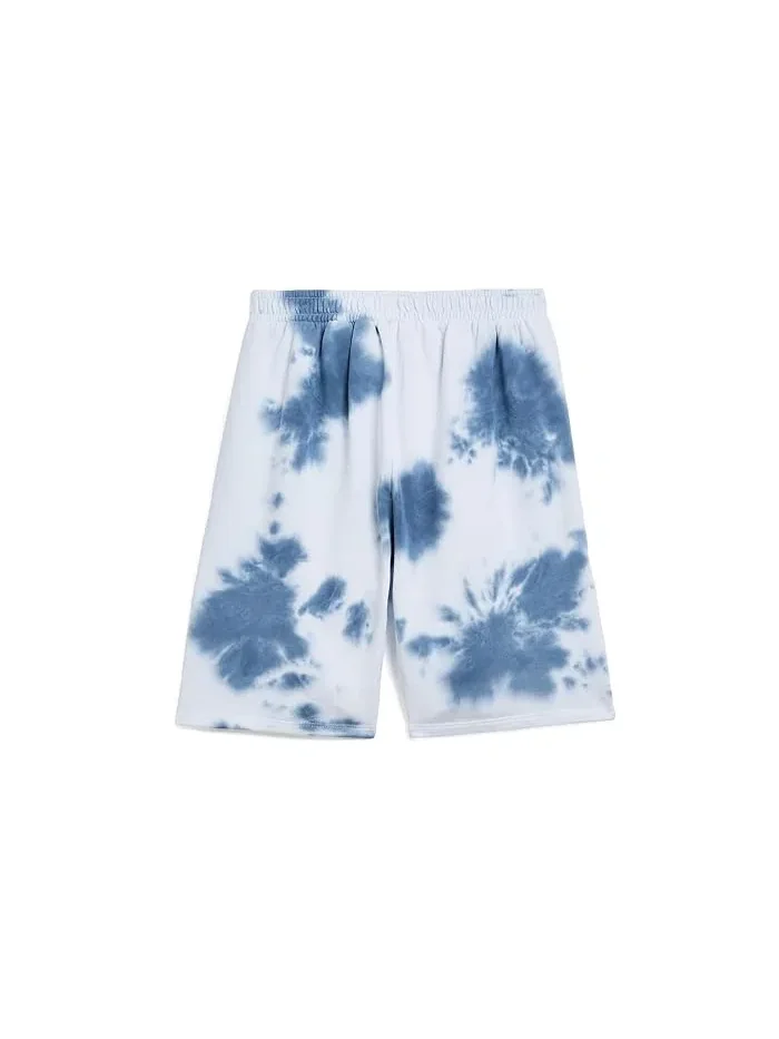 Шорты широкие из хлопкового французского трикотажа Chaser Kids, Mistel Tie-Dye — 2