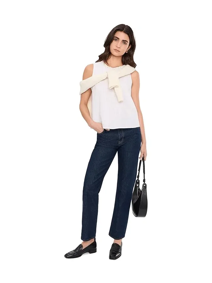 Блуза без рукавов с круглым вырезом Vince Camuto — 2