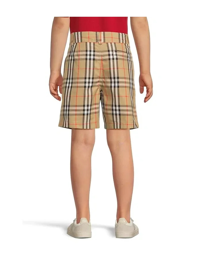 Шорты Oscar Check хлопок Burberry Kids — 2
