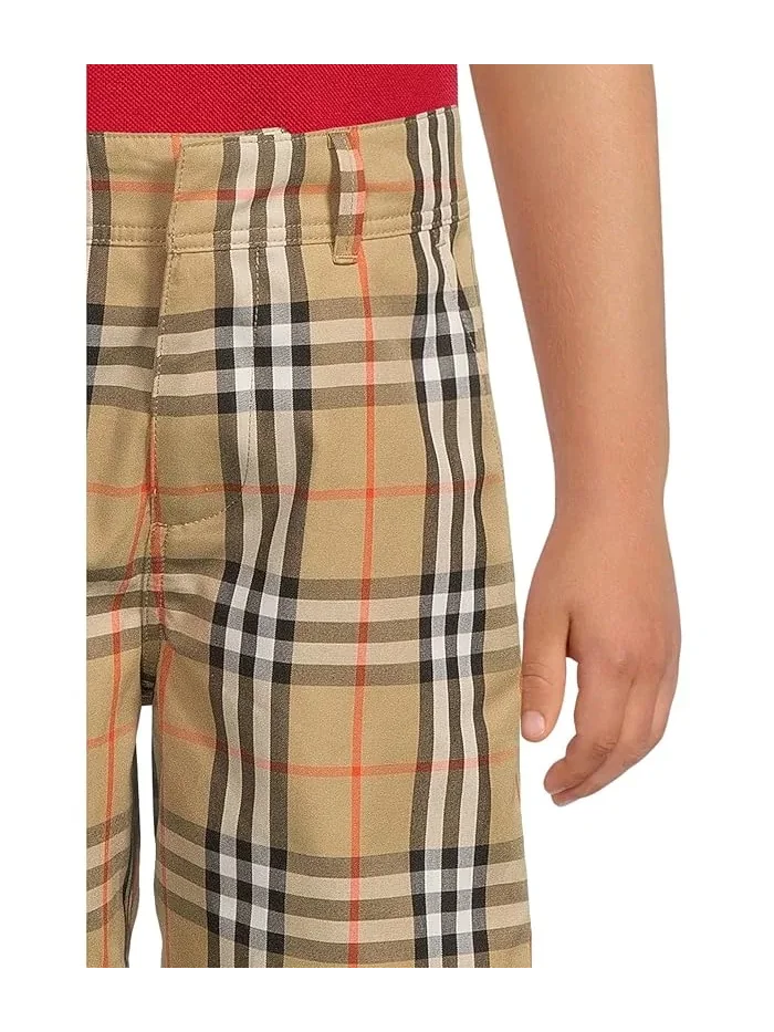 Шорты Oscar Check хлопок Burberry Kids — 3
