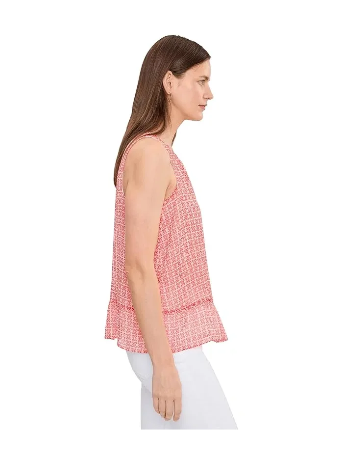 Блуза с запахом принт Halter Neck Shell With Peplum Vince Camuto — 3