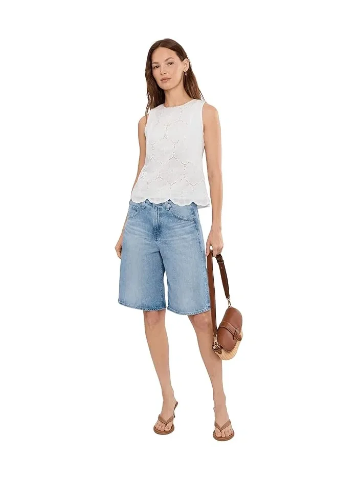 Блуза без рукавов с вышивкой Vince Camuto — 2