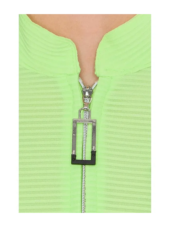 Блуза с коротким воротником-стойкой Ottoman 3/4 Sleeve Top Jamie Sadock — 5