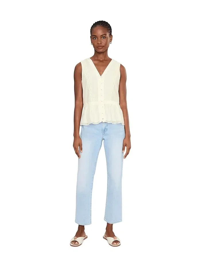 Блузка с кружевной отделкой Lace Trim Shell Vince Camuto — 2