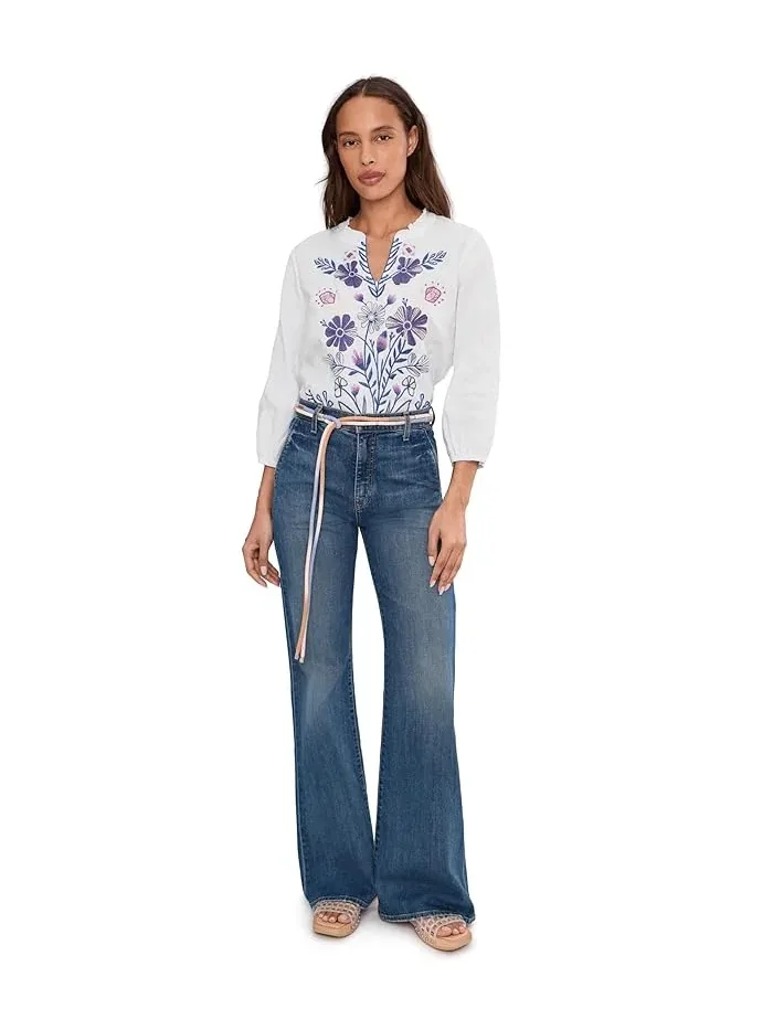 Блуза с оборками Ruffle Field Blouse - Adina Johnny Was — 2