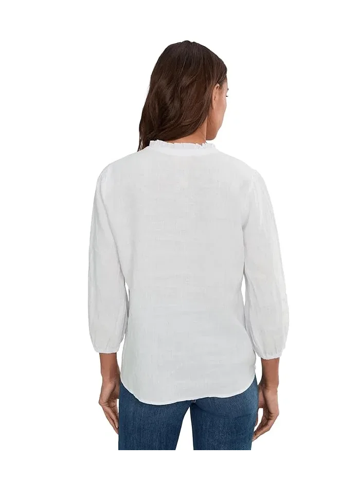 Блуза с оборками Ruffle Field Blouse - Adina Johnny Was — 4