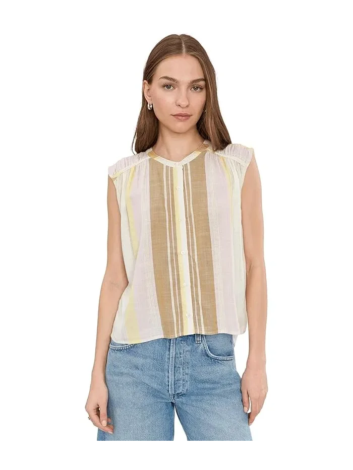 Блуза с шарнингом Dolman Button Front Woven Liverpool Los Angeles — 1
