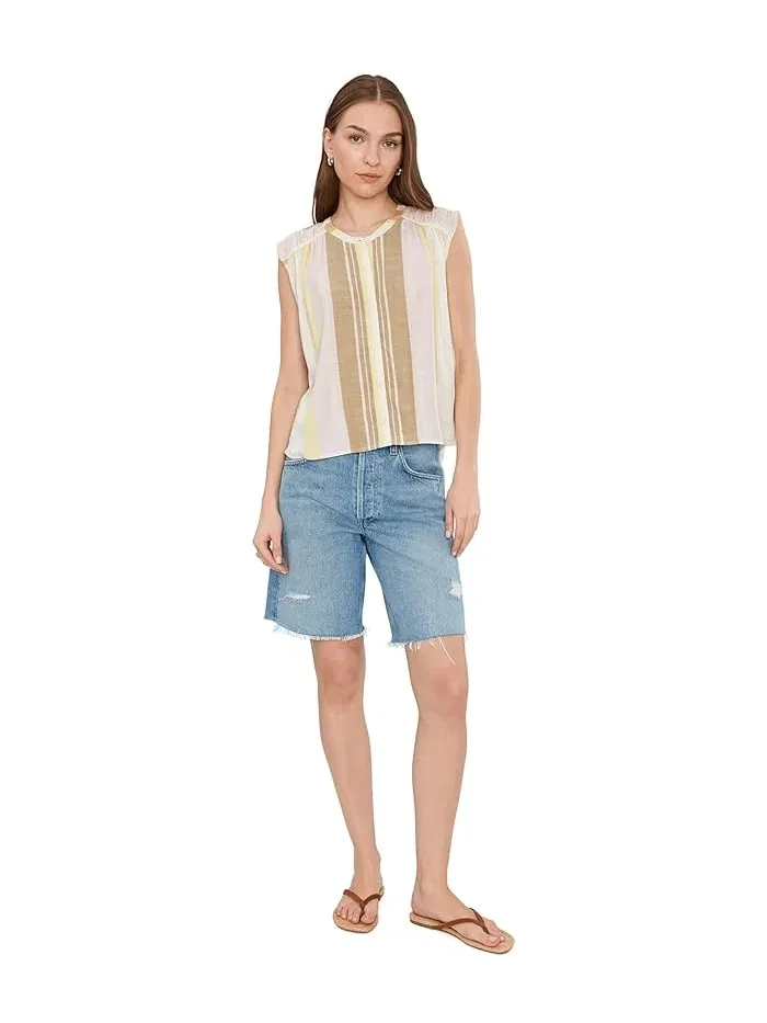 Блуза с шарнингом Dolman Button Front Woven Liverpool Los Angeles — 2