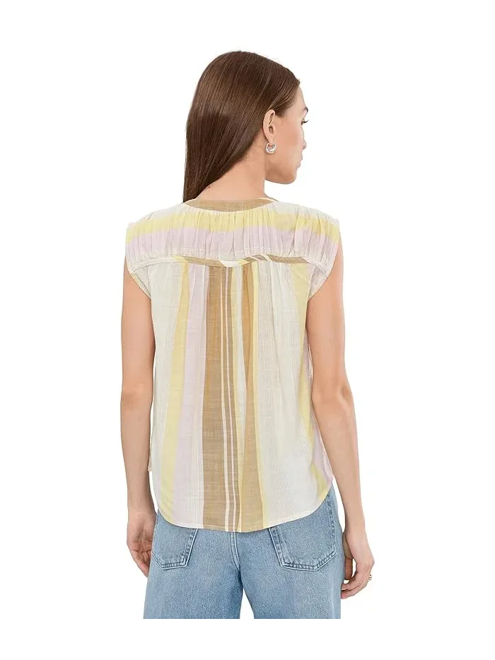 Блуза с шарнингом Dolman Button Front Woven Liverpool Los Angeles — 4