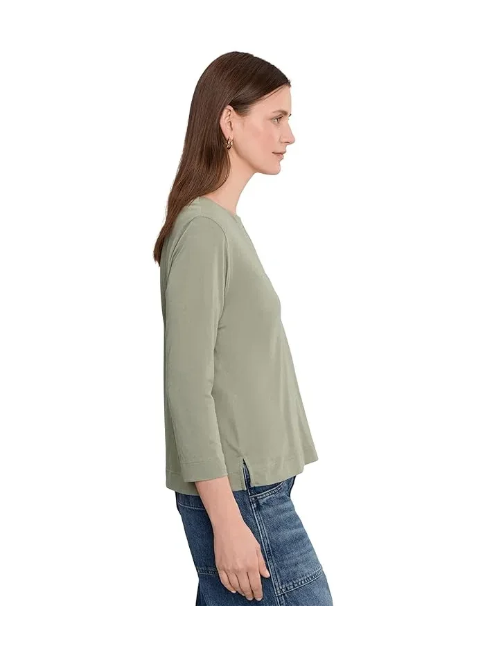 Блуза с разрезом модель Side Slit Split Neck Lilla P — 3