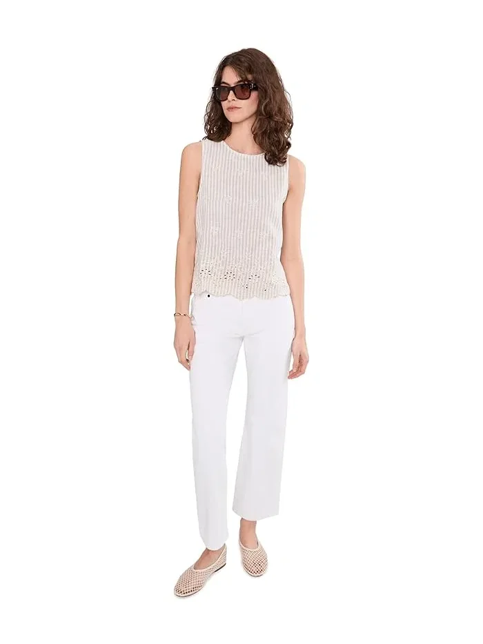 Блуза с вышивкой Sleeveless Crewneck Vince Camuto — 2