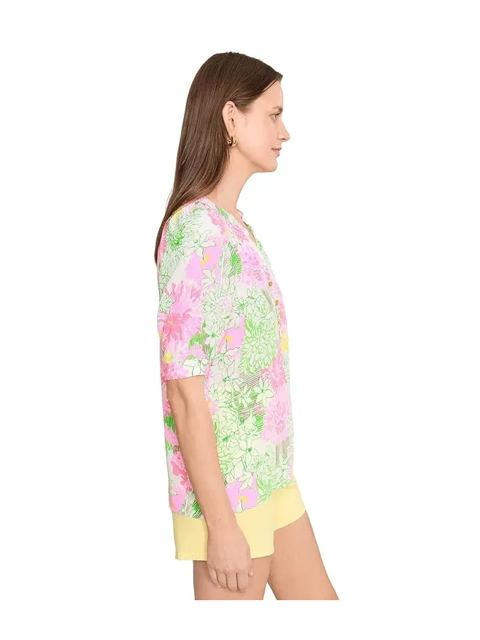 Топ Elsa Short Sleeve Lilly Pulitzer — изображение 3 из 5, белый