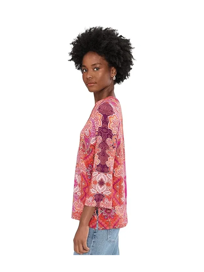 Блуза с пуговицами The Janie Favorite Johnny Was, Lantana Scarf — 3