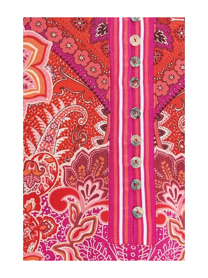 Блуза с пуговицами The Janie Favorite Johnny Was, Lantana Scarf — 5