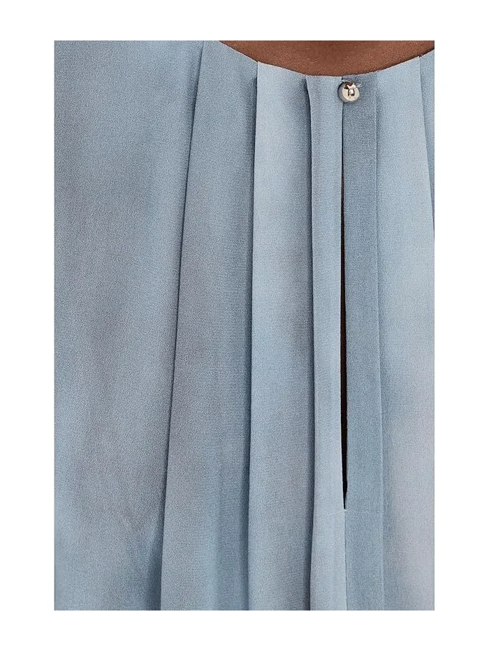 Блуза с кап-рукавом Gathered Vince, Azura Wash — 5