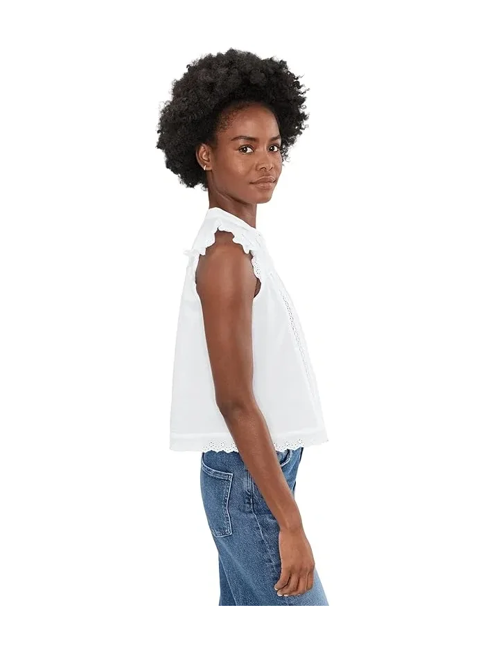 Блуза с кружевной отделкой French Frill Top NIC+ZOE — 3