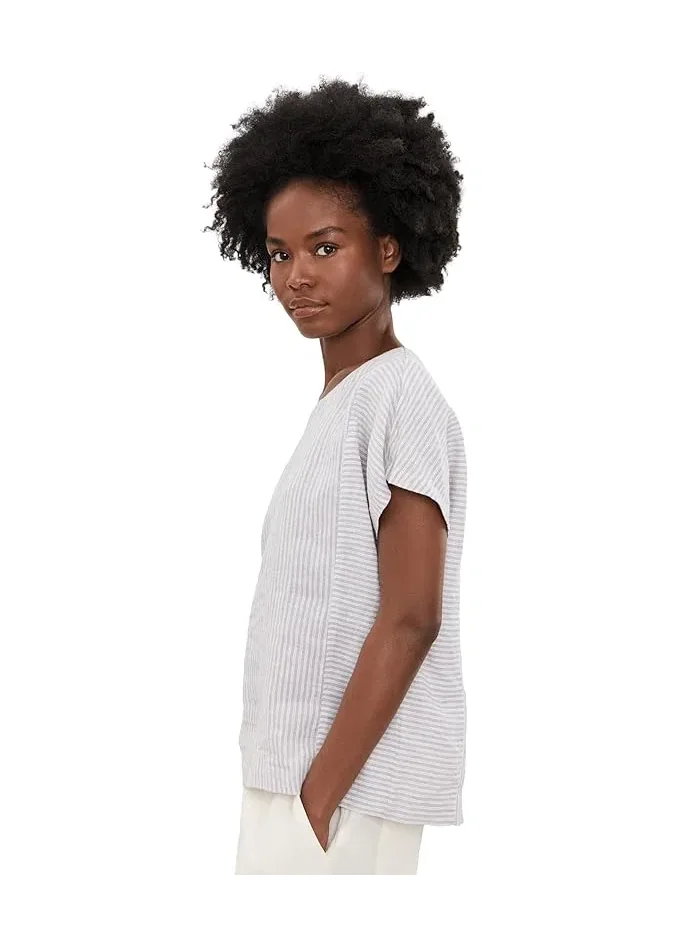 Рубашка из льна Premium Washable Linen Short Sleeve Striped Shirt L.L.Bean — 3