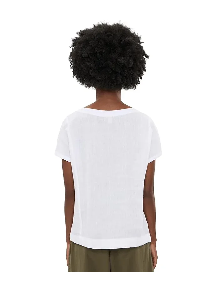 Рубашка из льна Premium Washable Linen Short Sleeve Shirt L.L.Bean — 4