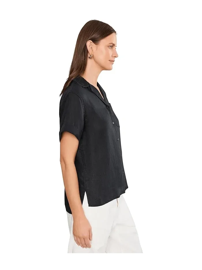 Рубашка лагерная из льна короткий рукав Lauren Ralph Lauren — 3