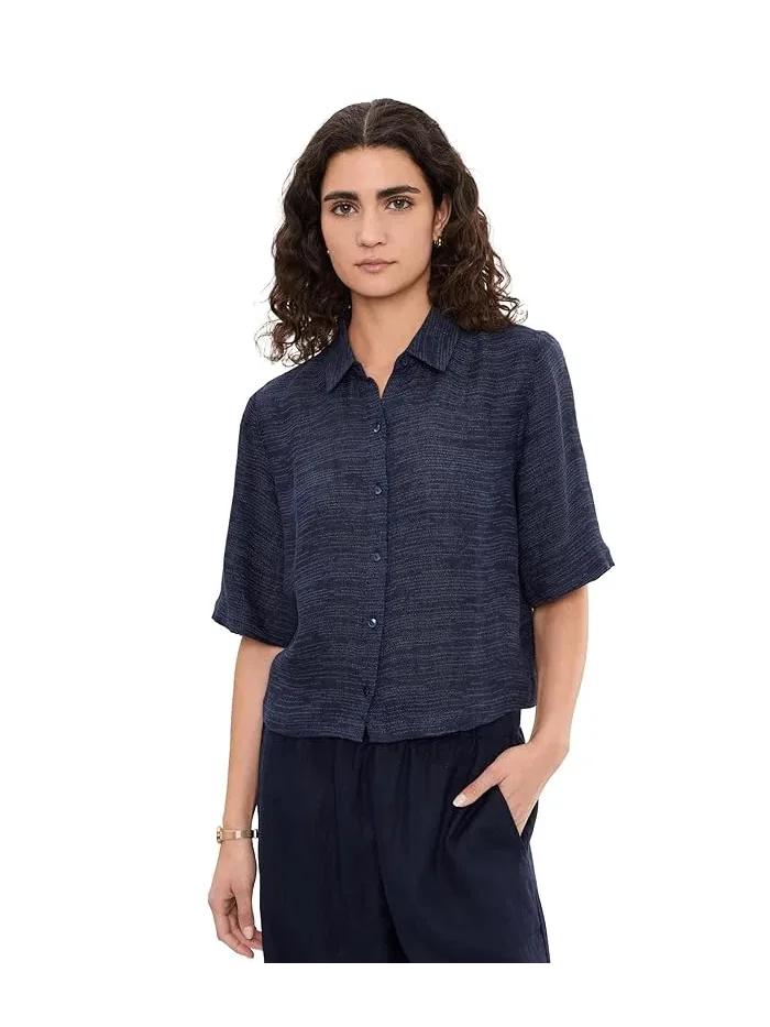 Рубашка Eileen Fisher из льняной марли — 1