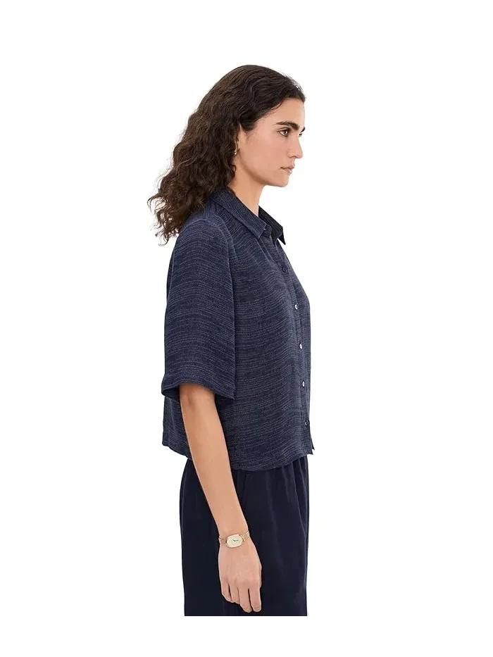 Рубашка Eileen Fisher из льняной марли — 3