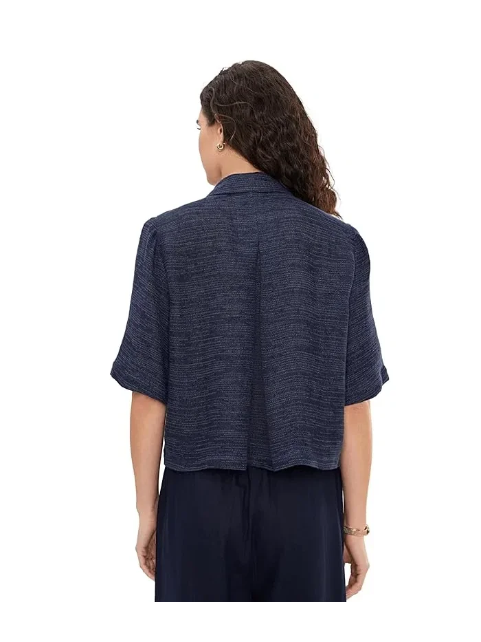 Рубашка Eileen Fisher из льняной марли — 4