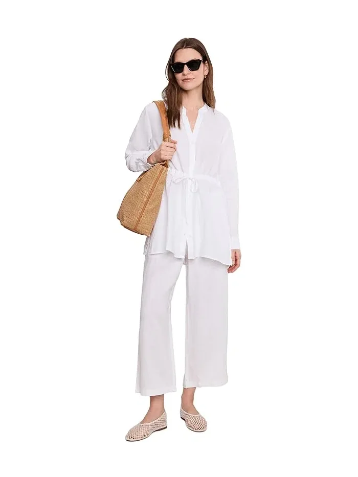 Рубашка льняная Organic Handkerchief Linen Long Shirt Eileen Fisher — 2