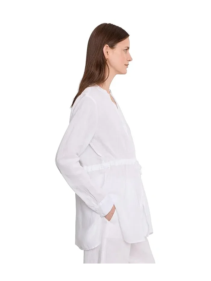 Рубашка льняная Organic Handkerchief Linen Long Shirt Eileen Fisher — 3