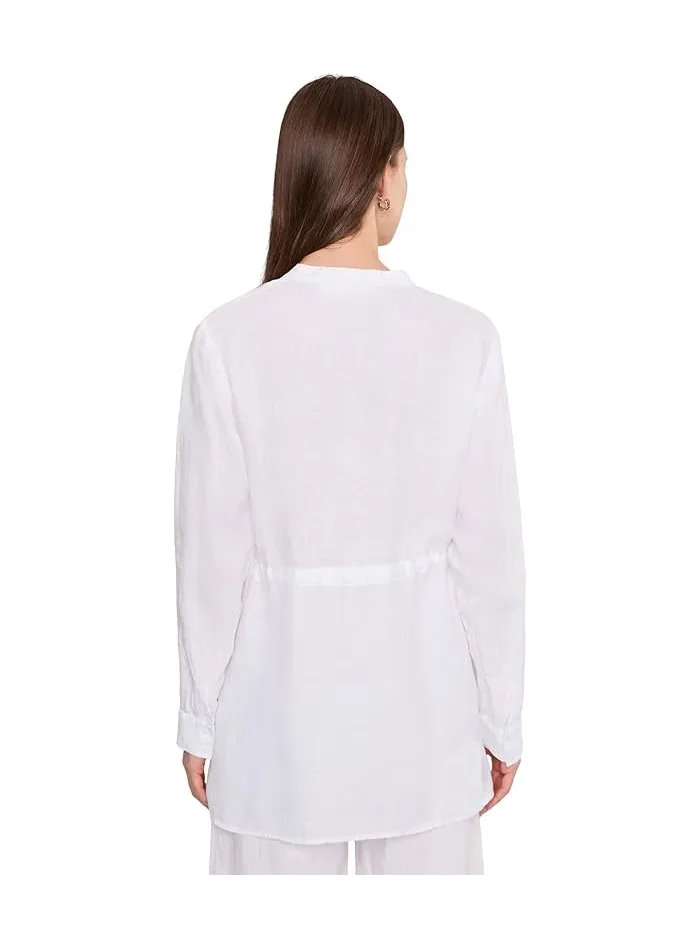 Рубашка льняная Organic Handkerchief Linen Long Shirt Eileen Fisher — 4