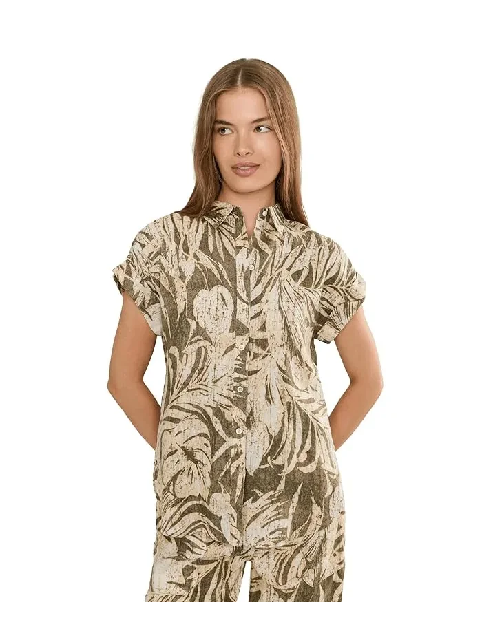 Рубашка свободного кроя с принтом Lauren Ralph Lauren — 1