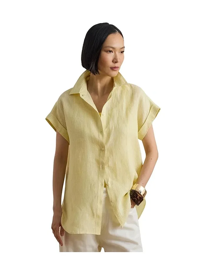 Рубашка свободного кроя с полосками Lauren Ralph Lauren — 1