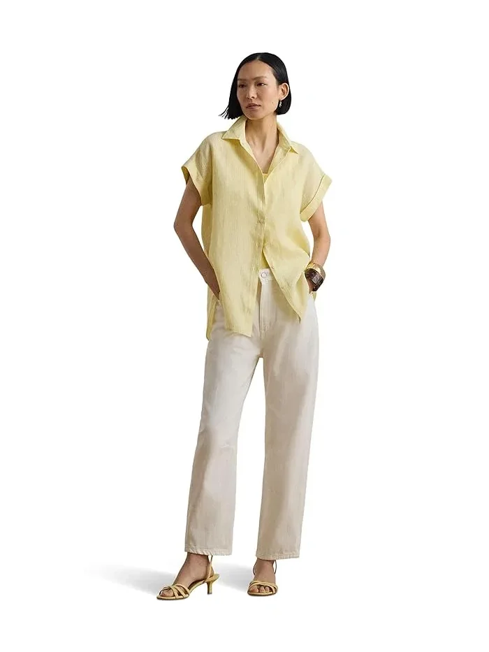 Рубашка свободного кроя с полосками Lauren Ralph Lauren — 4