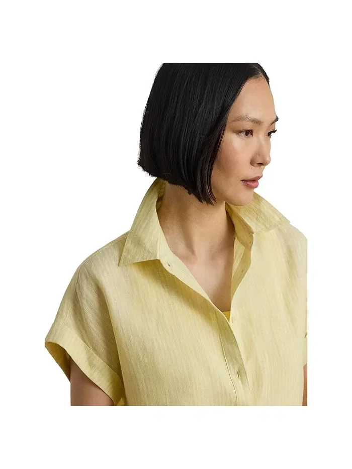 Рубашка свободного кроя с полосками Lauren Ralph Lauren — 5