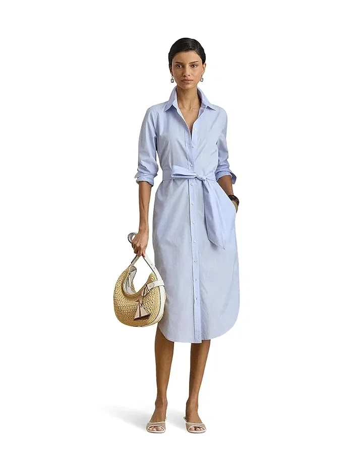 Платье-рубашка из хлопка End-On-End Cotton Lauren Ralph Lauren — 1