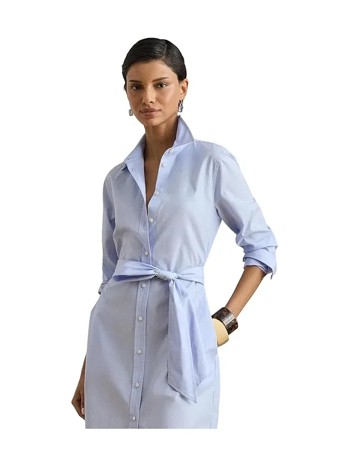 Платье-рубашка из хлопка End-On-End Cotton Lauren Ralph Lauren — 3