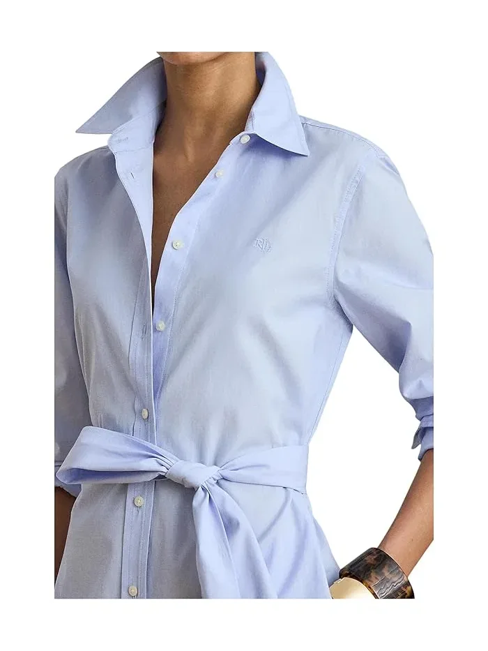 Платье-рубашка из хлопка End-On-End Cotton Lauren Ralph Lauren — 4