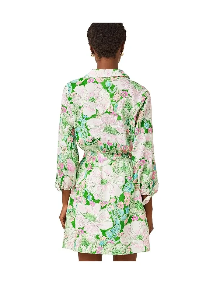 Платье-рубашка льняное Abralynn Lilly Pulitzer — 4