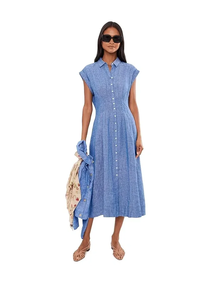 Платье-рубашка льняное миди Tonya Lilly Pulitzer — 2