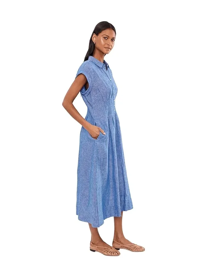 Платье-рубашка льняное миди Tonya Lilly Pulitzer — 3