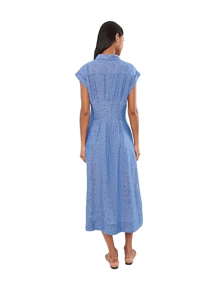 Платье-рубашка льняное миди Tonya Lilly Pulitzer — 4