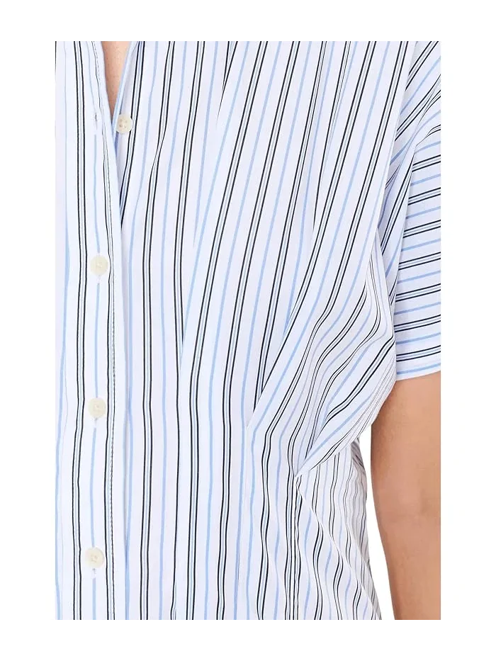 Платье-рубашка полосатое плиссированное Lauren Ralph Lauren — 5
