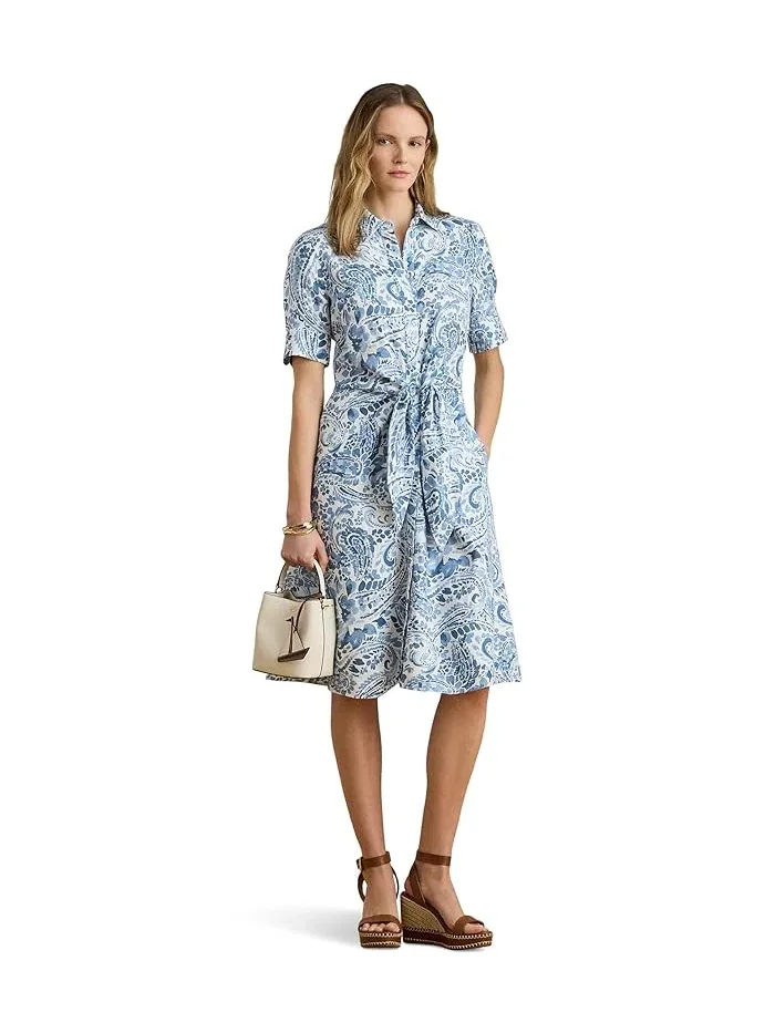 Платье-рубашка пайсли с завязкой Lauren Ralph Lauren — 5