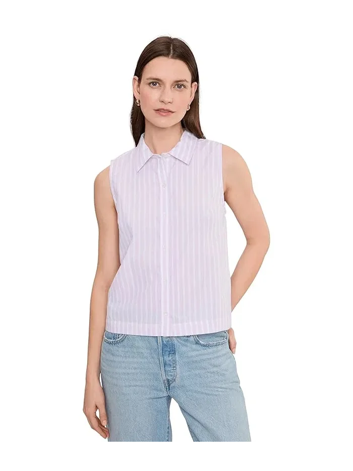 Рубашка без рукавов полосатая Striped Sleeveless Shirt Lilla P, Pool Stripe — 1