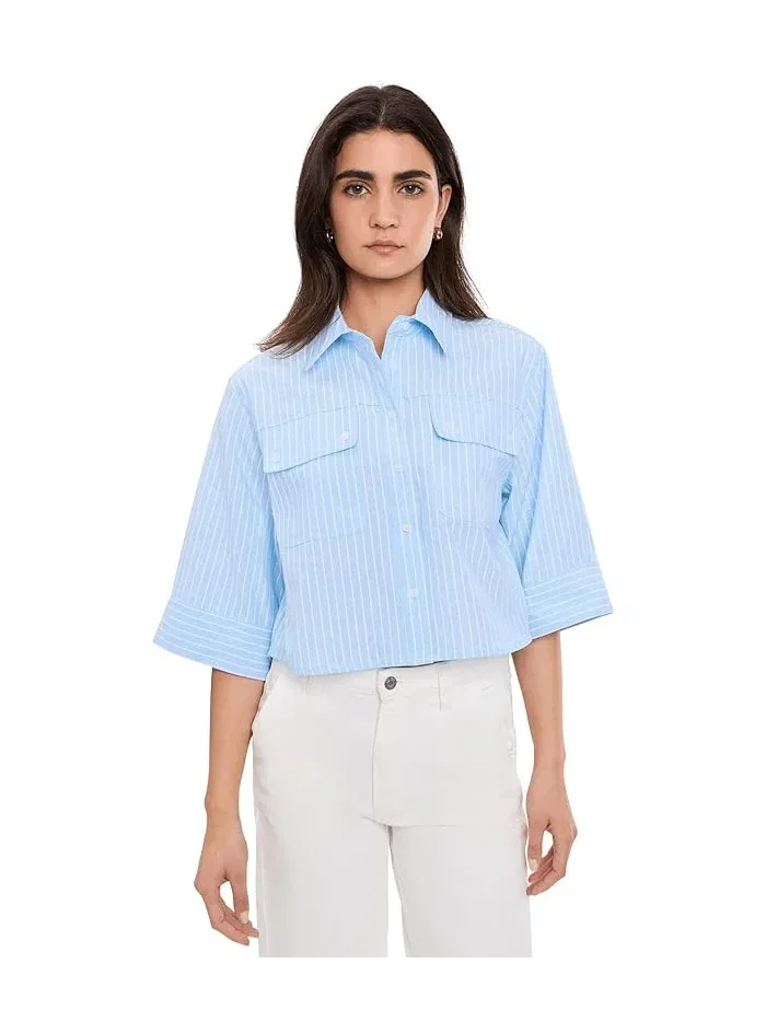 Рубашка с принтом Sky Dive Button Down Blank NYC — 1